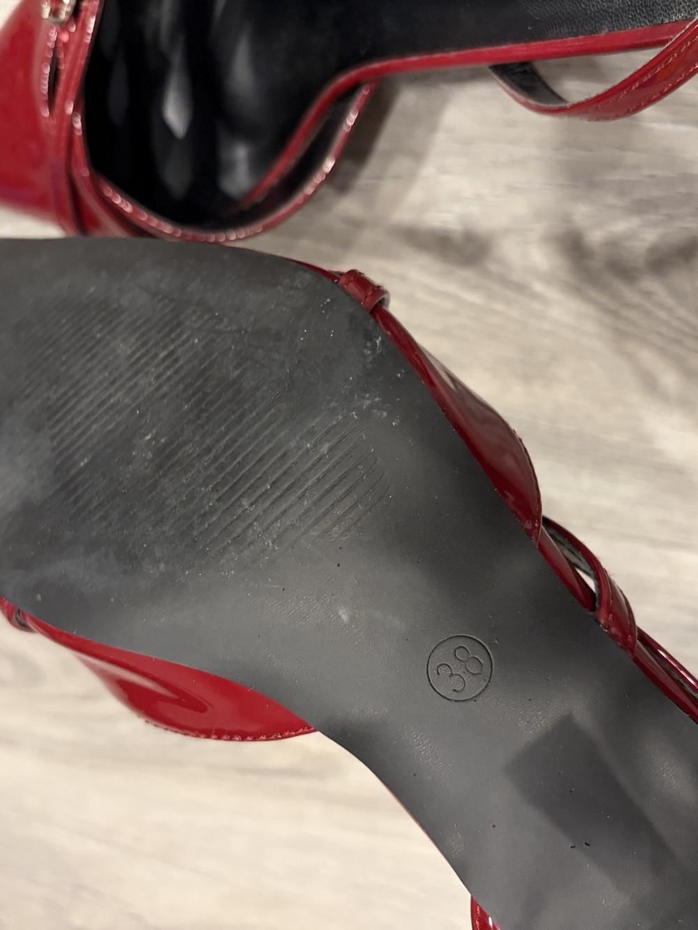 Red Pointed-Toe Heels EU 38 - Picture 4 of 4